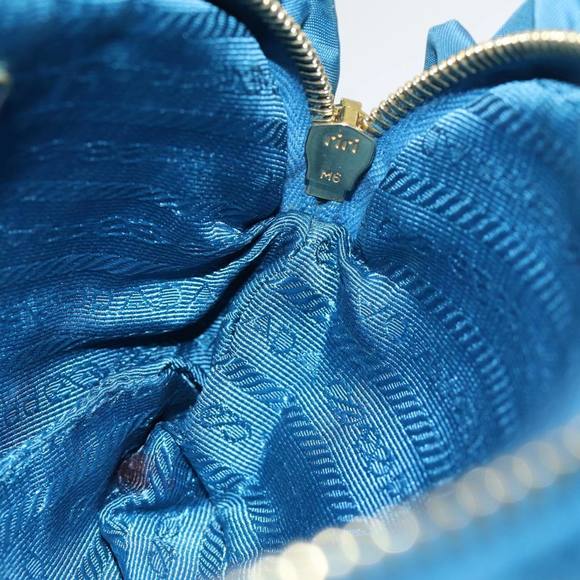 PRADA Pouch Nylon Blue Auth 83739 - Picture 11 of 16